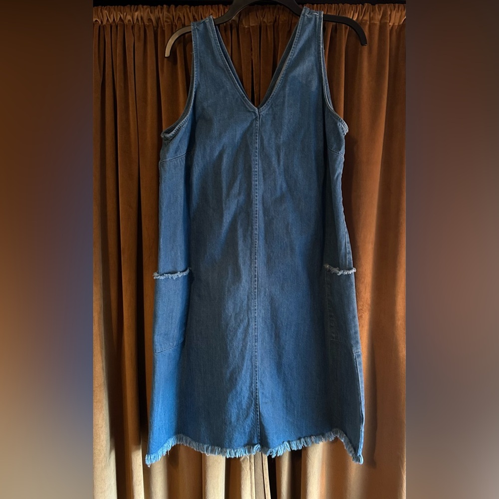Old Navy Blue Denim Dress Size L